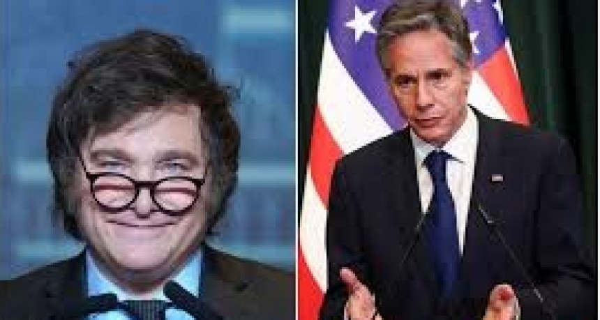 Blinken despeg&oacute; a Estados Unidos del plan dolarizador de Milei: "Es una decisi&oacute;n de Argentina"