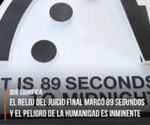 El mundo más cerca del apocalipsis según el 'Reloj del Juicio Final'