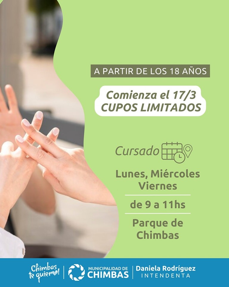 Municipalidad de Chimbas: CURSO DE LENGUA DE SEÑAS