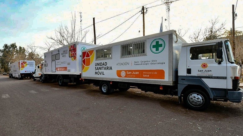 Las Unidades Sanitarias Móviles se trasladan a 25 de Mayo