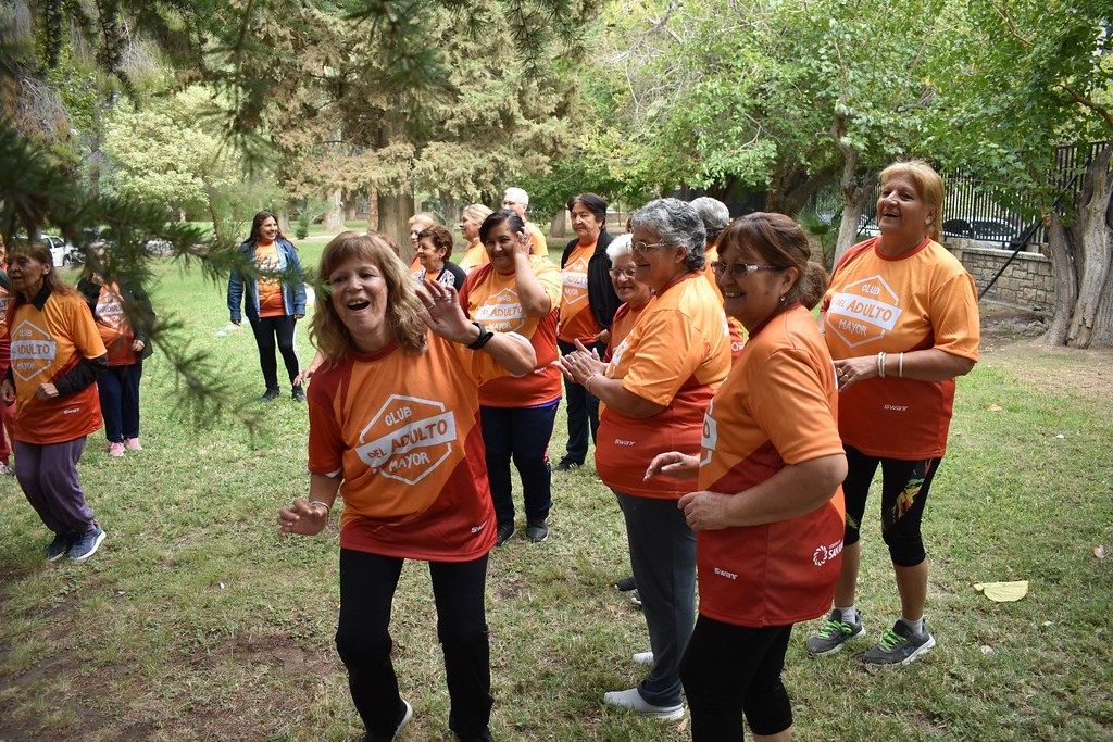 El “Eva Duarte” recibió en una actividad recreativa a integrantes del “Club del Adulto Mayor”