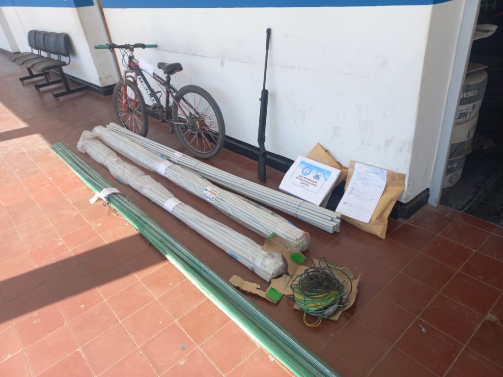 Secuestran materiales de construcción robados tras investigación en Chimbas