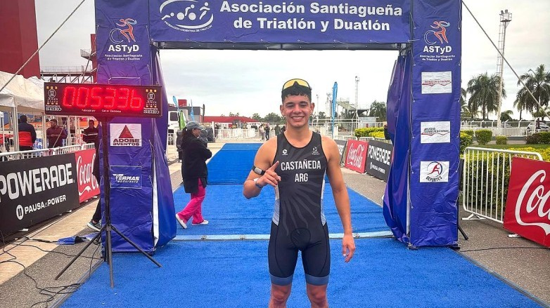 Thomas Castañeda Maldonado es campeón argentino de triatlón