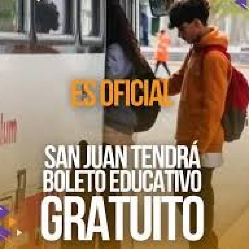 Boleto Educativo Gratuito: Una promesa de Marcelo Orrego que se hace realidad