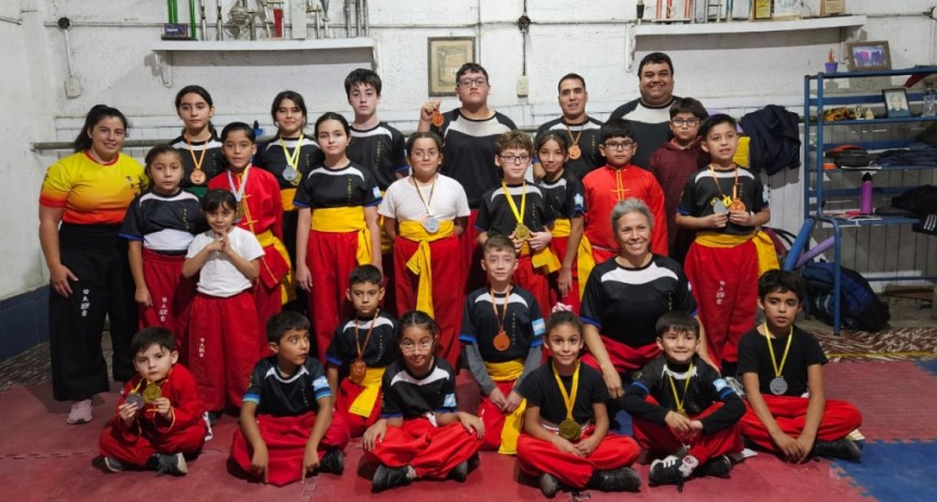 Talento y disciplina en alza: una profesora de Kung Fu compartió los logros del último torneo