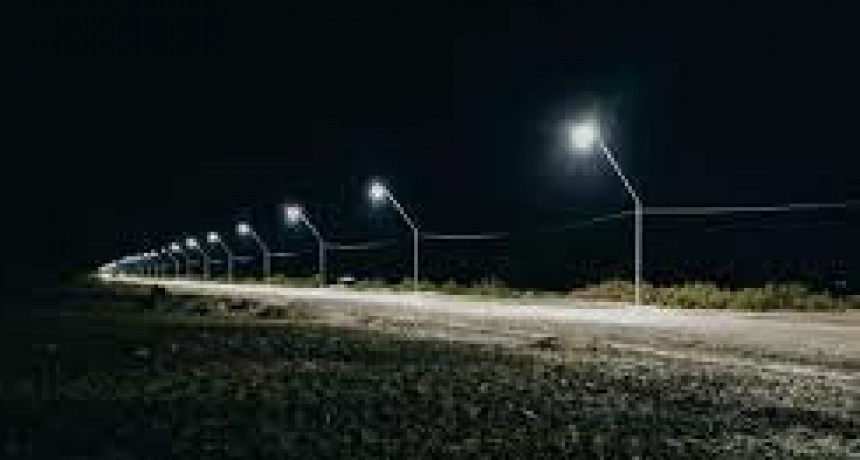 Chimbas: Inauguraron más de 4 kilómetros de luminaria LED 