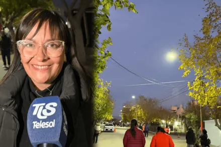 Chimbas inaugur&oacute; obras de iluminaci&oacute;n LED