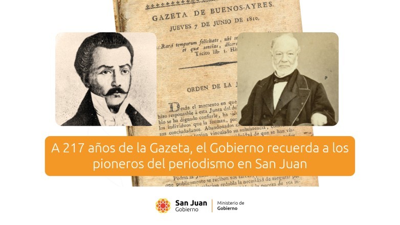  Día del Periodista: homenaje a los pioneros de la prensa en San Juan