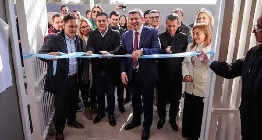 El Gobernador Orrego Inaugura un Nuevo Centro de Desarrollo Infantil en Angaco