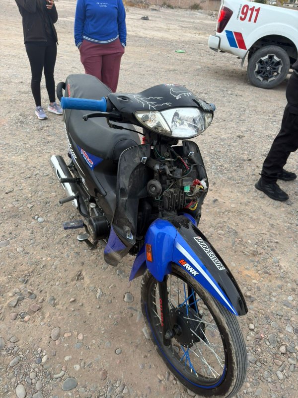 Detuvieron a dos j&oacute;venes en Chimbas por intentar robar una moto en el Centro de Salud Barasi