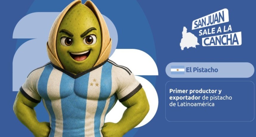 El pistacho es protagonista cuando San Juan sale a la cancha