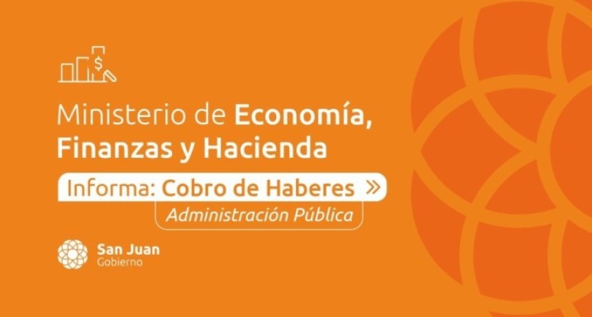 Los empleados p&uacute;blicos tendr&aacute;n acreditados sus haberes el 30 de junio