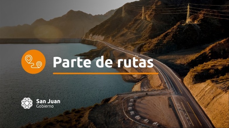 Estado de Rutas en San Juan: Precaución en Zonas de Obra y Cordillera este Lunes