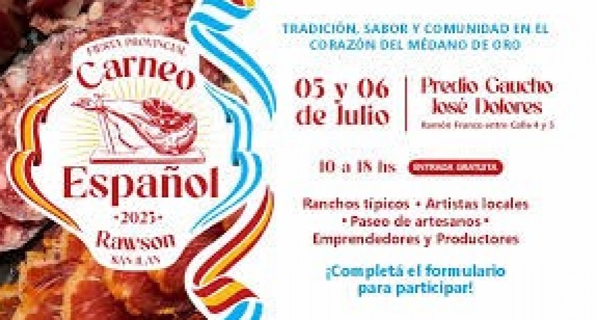 Todo Listo para la Fiesta Provincial del Carneo Español 2025 en San Juan