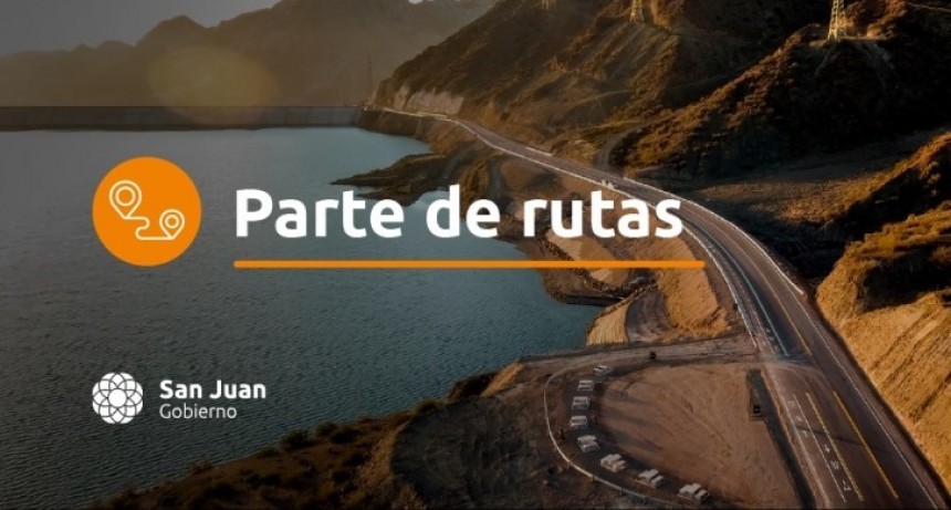 Estado de Rutas en San Juan: Precaución en Zonas de Obra y Cordillera este Lunes