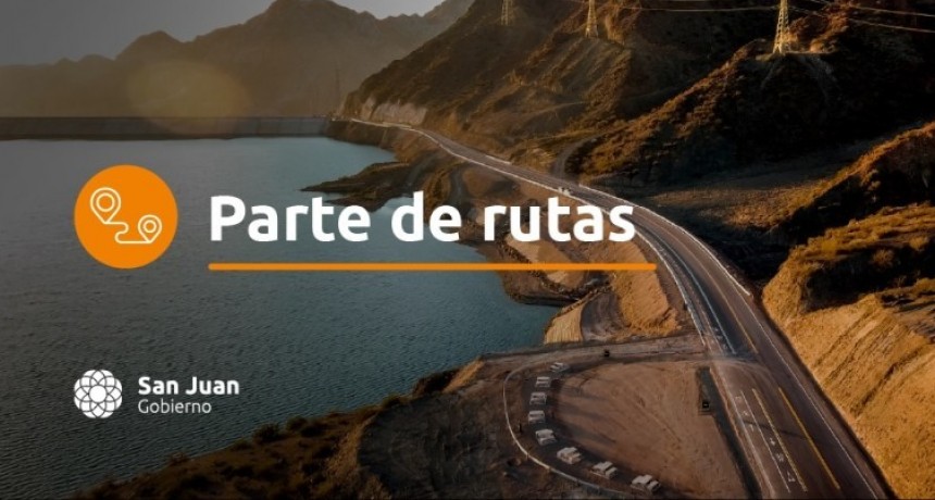 Estado de Rutas Provinciales en San Juan: Precaución por Equipos Trabajando y Material de Arrastre