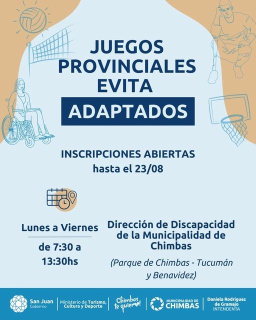 JUEGOS PROVINCIALES EVITA ADAPTADO