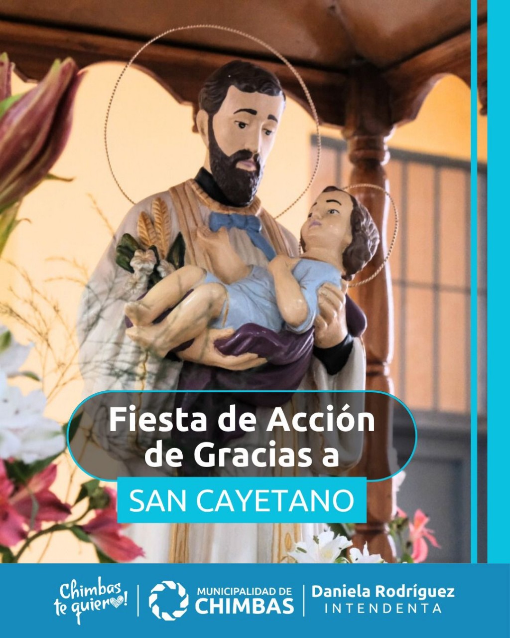 Chimbas se Prepara para la Fiesta de San Cayetano con Misas, Procesión y una Feria de Emprendedores