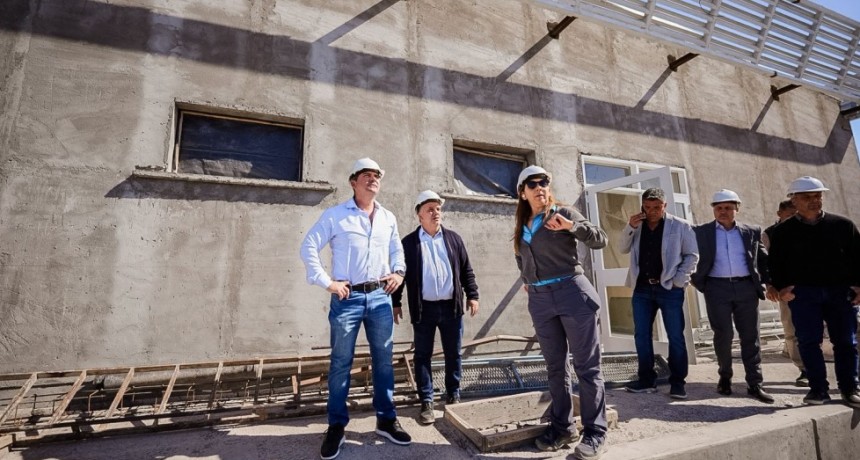 Orrego supervisó las obras del nuevo Hospital de Angaco: infraestructura de nivel para el Este sanjuanino 