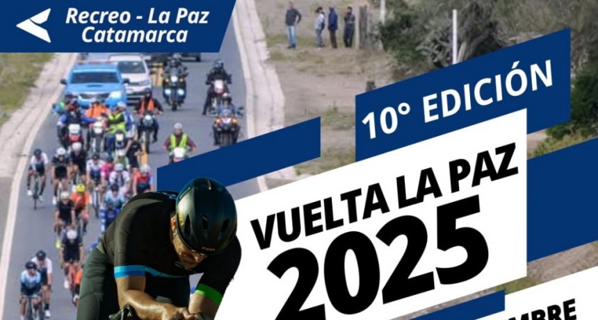 El Equipo Argentino de Ciclismo se presenta en la Vuelta La Paz en Catamarca