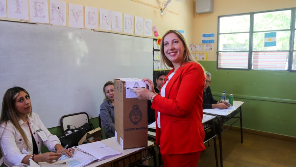 Elecciones San Juan 2025: Laura Palma (Frente XSan Juan) Votó en Pocito y Pidió Participación