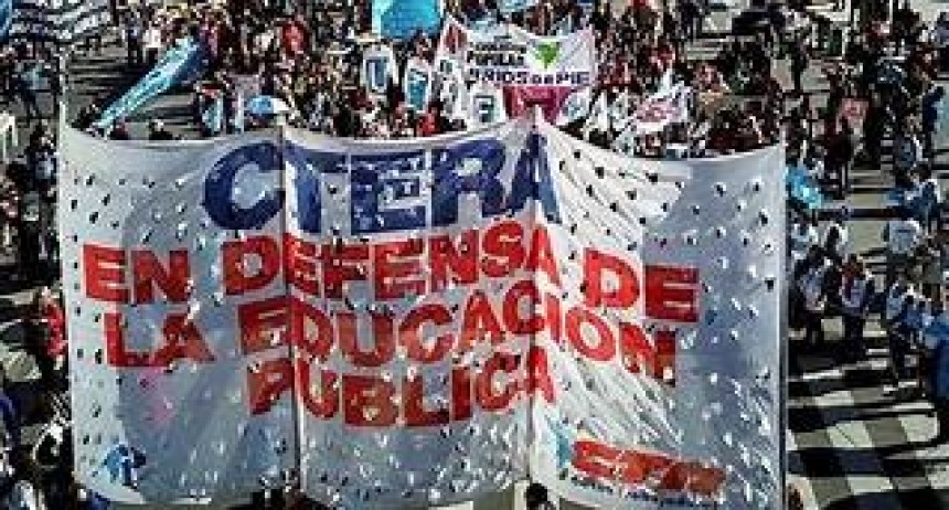 CTERA anuncia un paro nacional docente y una Marcha Federal Educativa contra el Gobiern