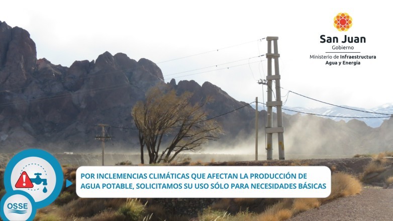 Obras Sanitarias solicita extremar cuidado del agua potable
